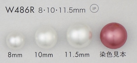 W486R Round Pearl[Miscellaneous Goods And Others] DAIYA BUTTON(DAIYA BUTTON)