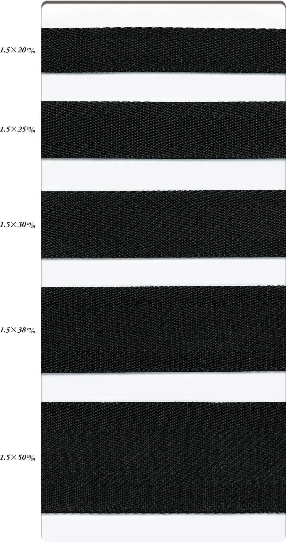 BT-925 PP Belt (1.5mm Thick X Twill Flat)[Ribbon Tape Cord] SHINDO(SIC)