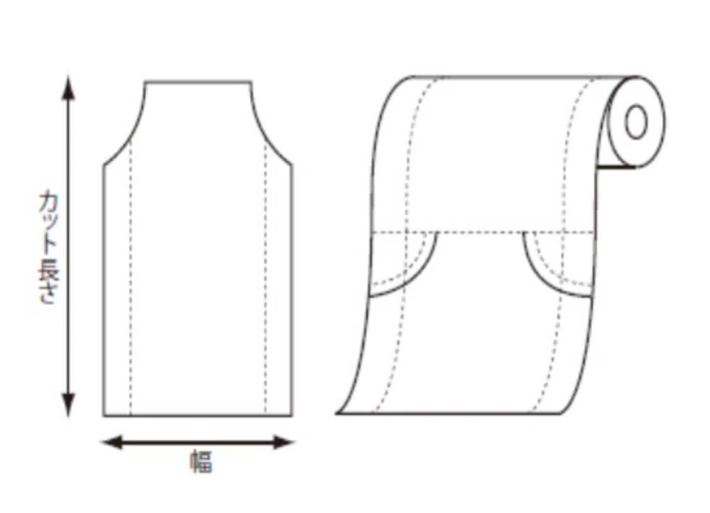 41465 Wide PE Gusseted Roll Cover Width 580/680mm X 1400mm[Miscellaneous Goods And Others]