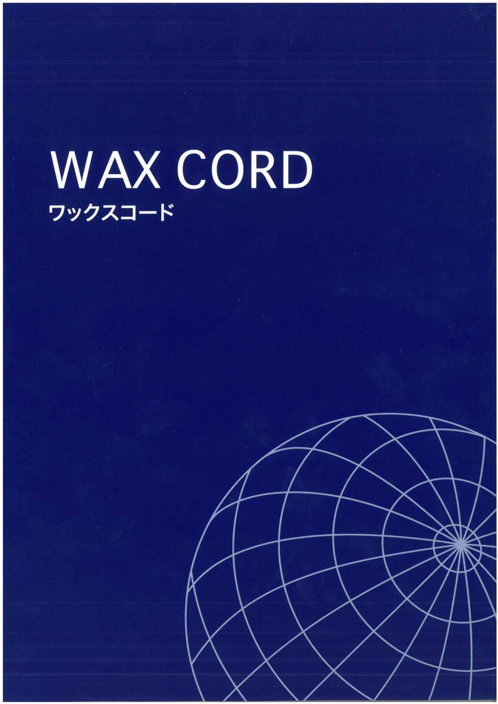 WAX-CORD-SAMPLE WAX CORD Sample Card UNITED RIBBONS