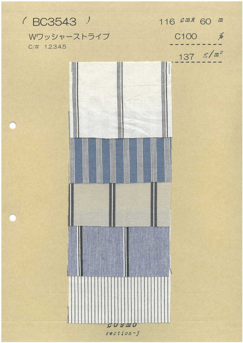 BC3543 Voile Stripe[Textile / Fabric] COSMO TEXTILE