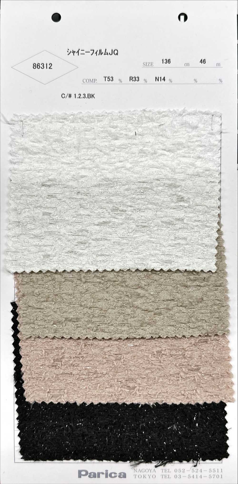 86312 Shiny Film JQ[Textile / Fabric] Parika
