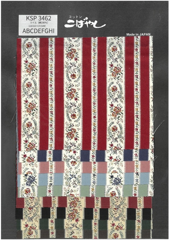 KSP3462 Twill Floral Print[Textile / Fabric]