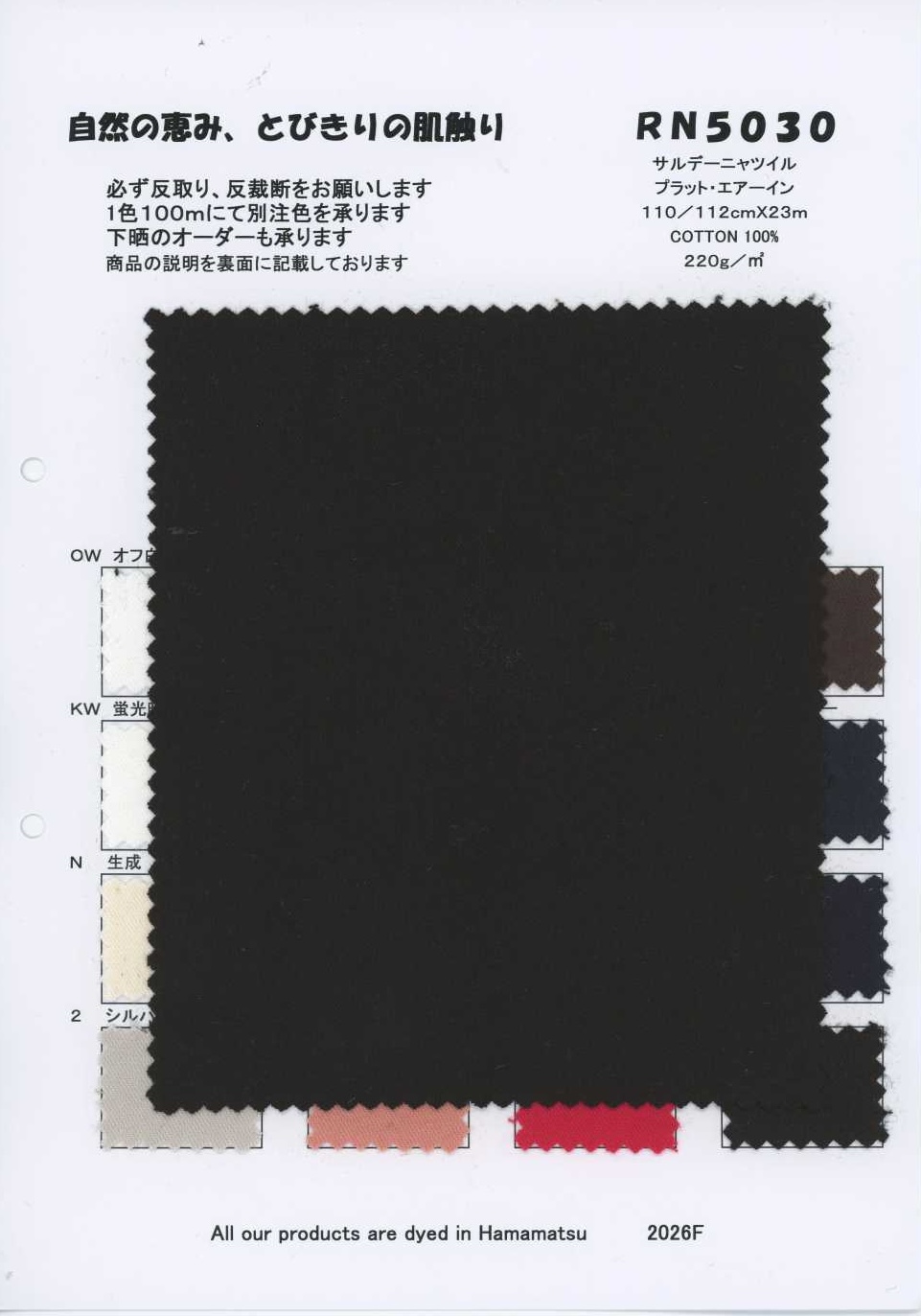 RN5030 Sardinia Twill Platt Air-in[Textile / Fabric] KOYAMA