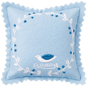 23014 Felt Pin Cushion II Light Blue[Handicraft Supplies] Clover
