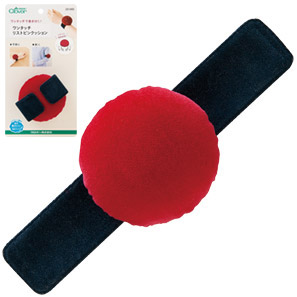 23065 One Touch Wrist Pincushion Red[Handicraft Supplies] Clover