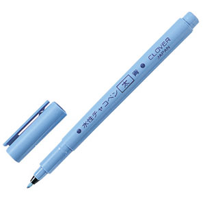 24413 Water-based Chaco Pen <Blue Thick>[Handicraft Supplies] Clover