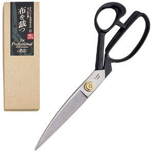 36164 Cloth Cutting Scissors "professional" For Left Hand (24cm)[Handicraft Supplies] Clover