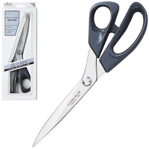 36224 Cloth Cutting Stainless Steel Scissors SR-240 (24cm)[Handicraft Supplies] Clover
