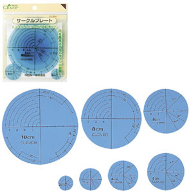 57894 Circle Plate[Handicraft Supplies] Clover