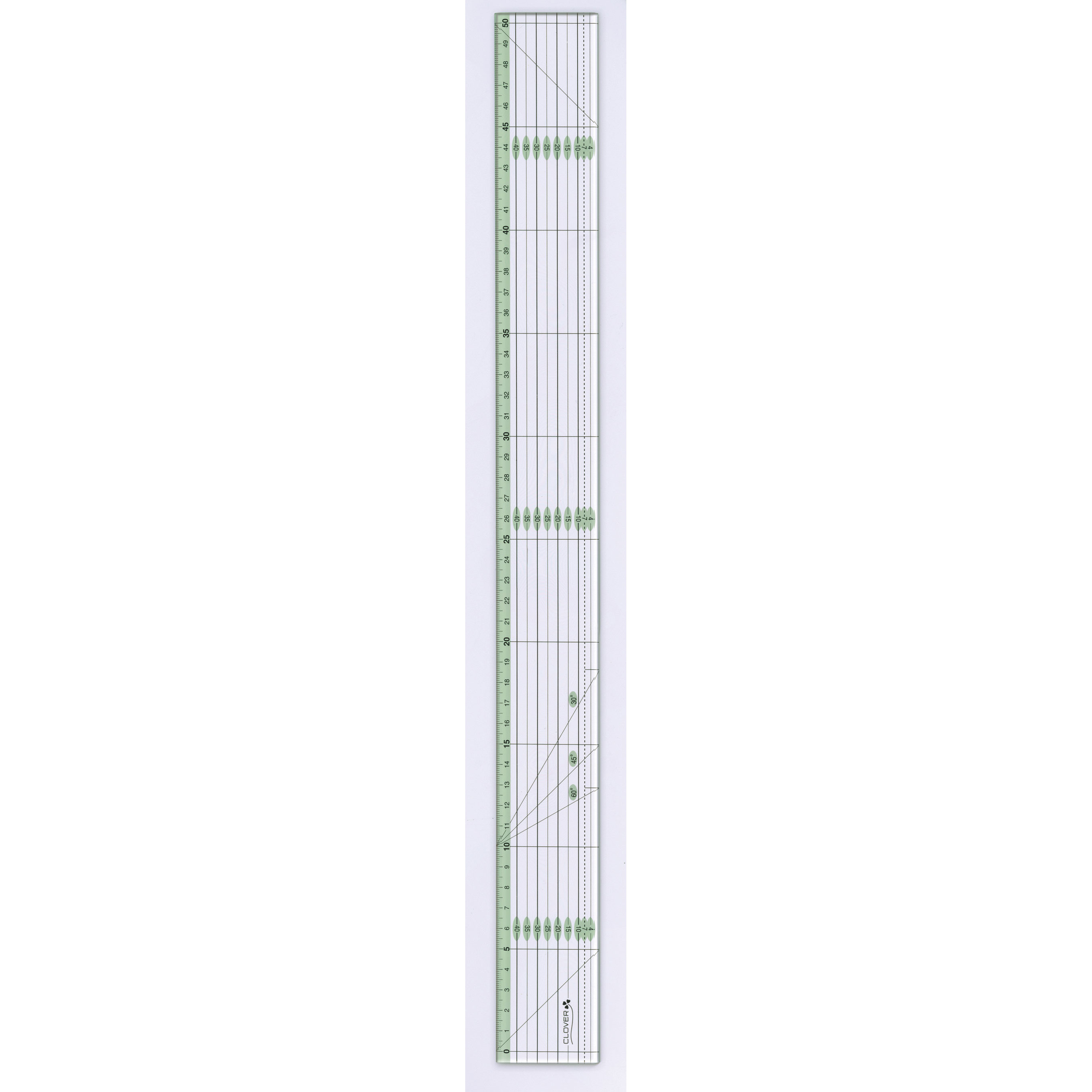 57927 Patchwork Ruler <color Line 50cm>[Handicraft Supplies] Clover