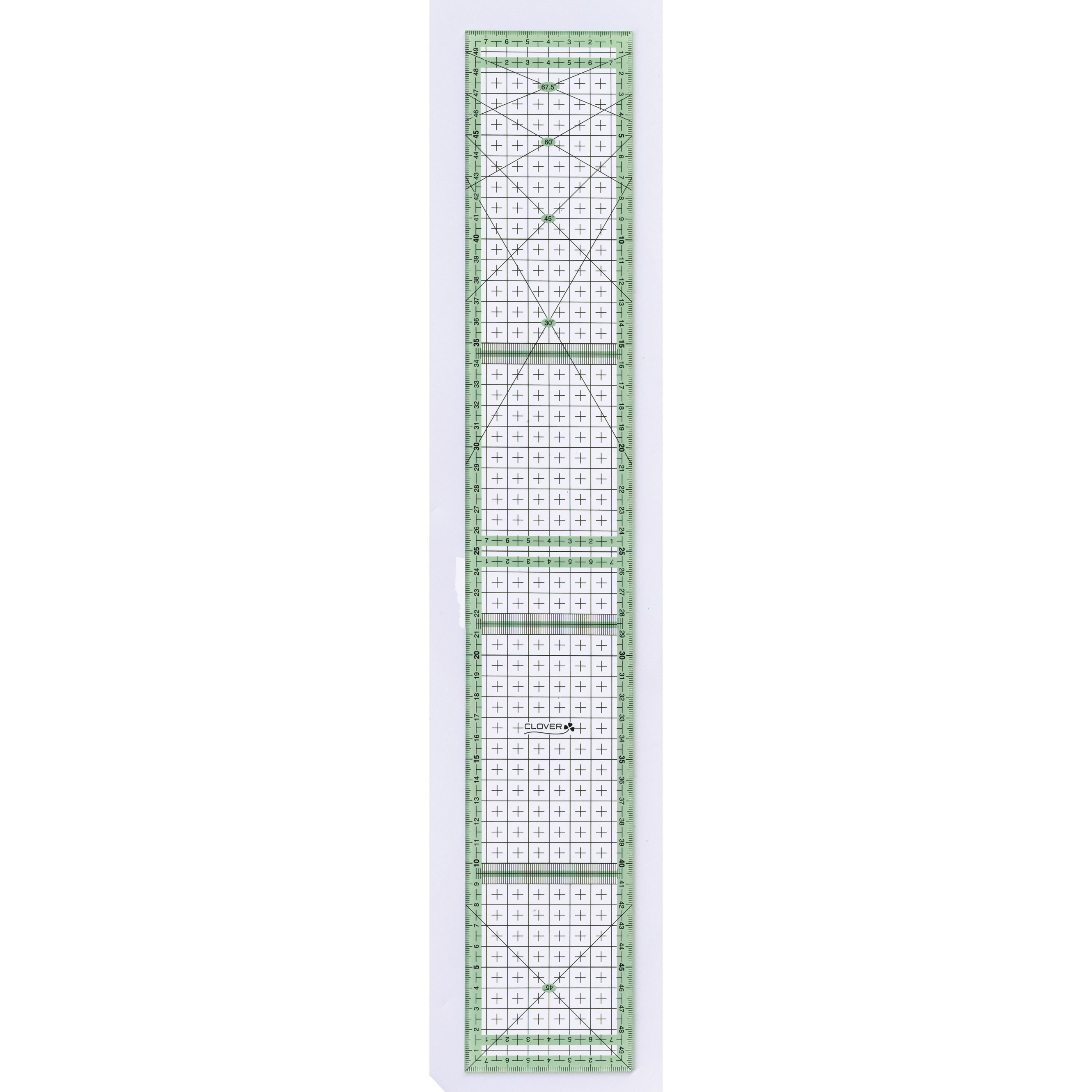 57929 Strip Ruler <color Line 50cm>[Handicraft Supplies] Clover
