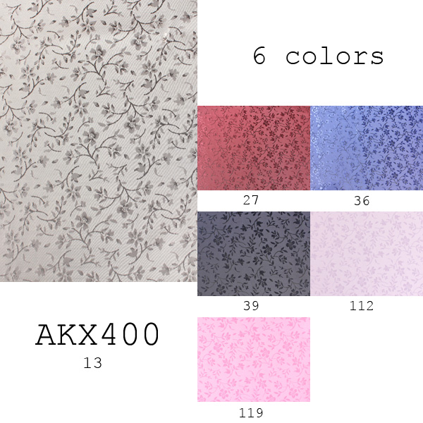 AKX400 Flower Pattern Jacquard Bemberg 100% Lining EXCY Original Asahi KASEI