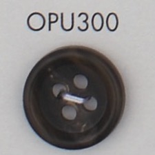 OPU300 Urea Resin Rimmed 4-hole Button