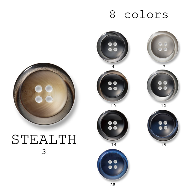 ステルス Polyester Buttons For Suits And Jackets Made In Italy UBIC SRL/Yamamoto  & Co., Ltd. - ApparelX