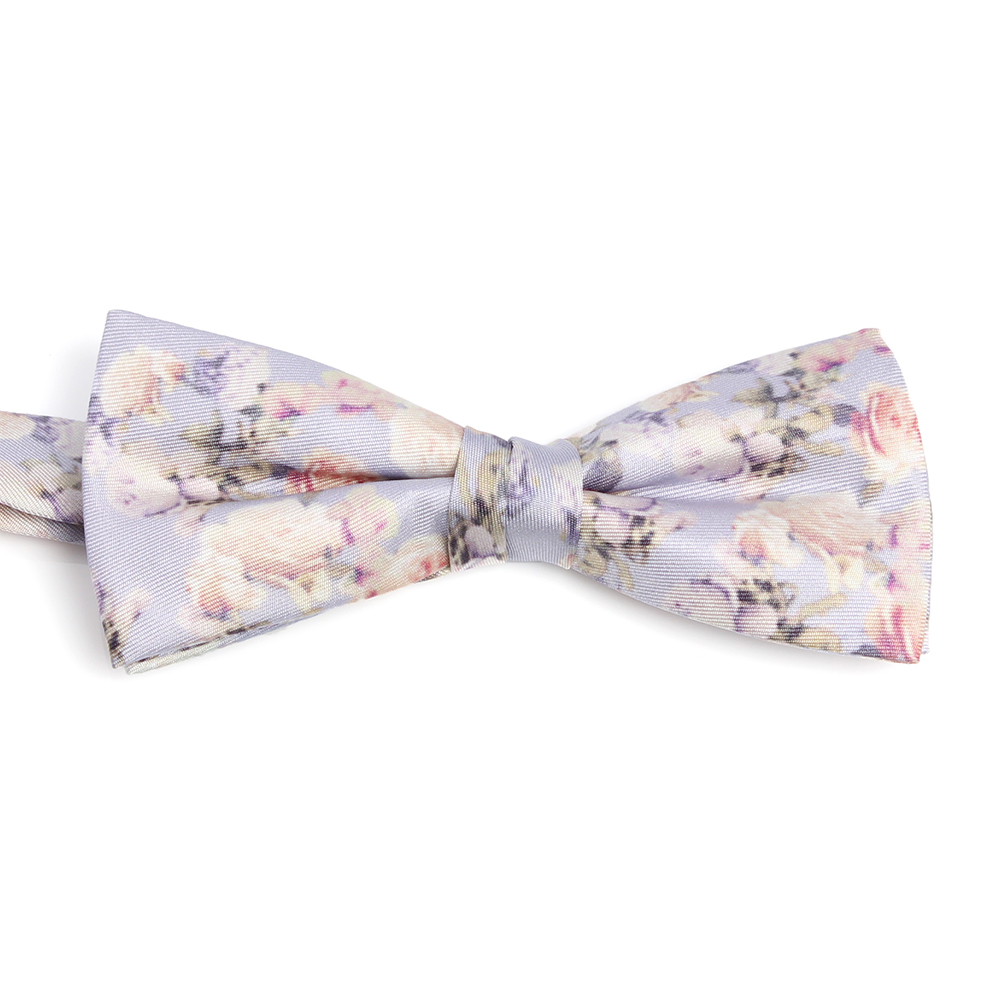 BF-ROSE-PU Silk Print Butterfly Tie Rose Purple[Formal Accessories] Yamamoto(EXCY)