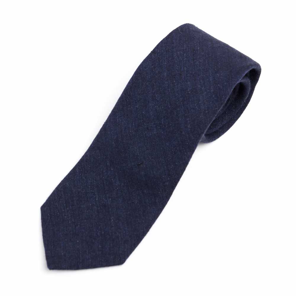 HLN-01 HARISSONS Linen Tie Navy Blue[Formal Accessories] Yamamoto(EXCY)