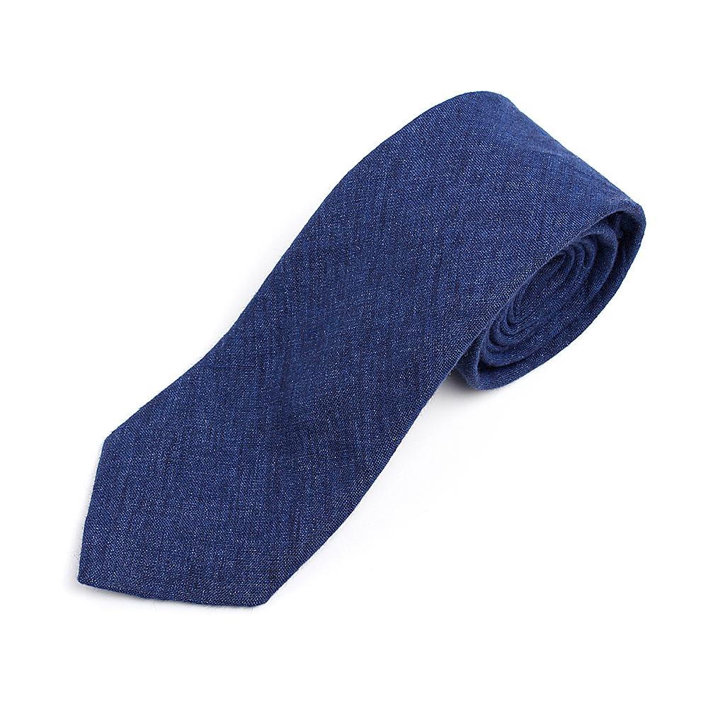 HLN-02 HARISSONS Linen Tie Blue[Formal Accessories] Yamamoto(EXCY)