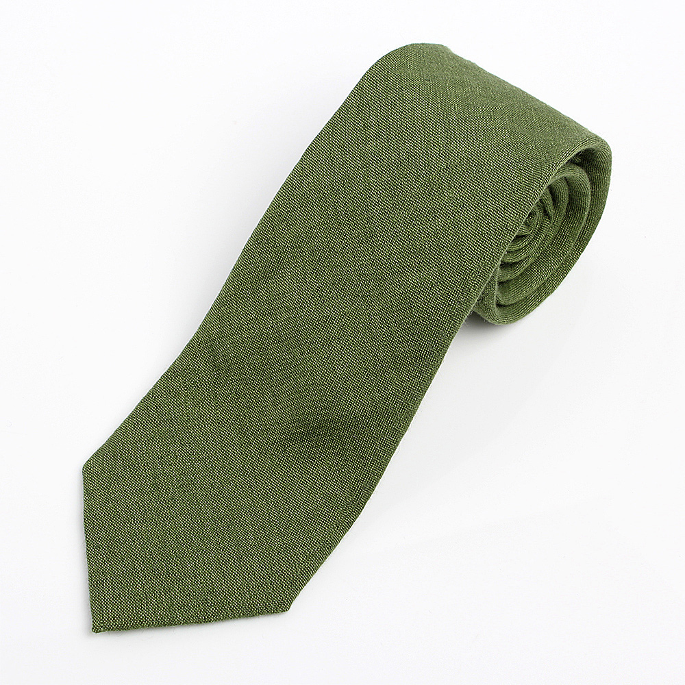 HLN-03 HARISSONS Linen Tie Green[Formal Accessories] Yamamoto(EXCY)