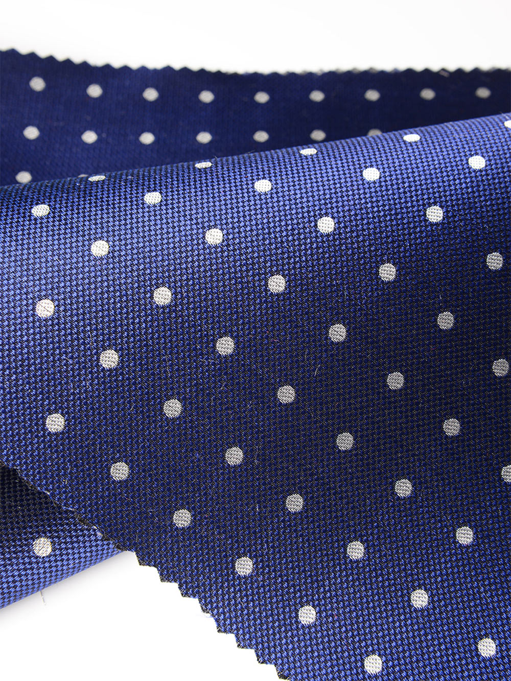 S-602 Yamanashi Fujiyoshida Dot Pattern Formal Textile Blue Yamamoto(EXCY)