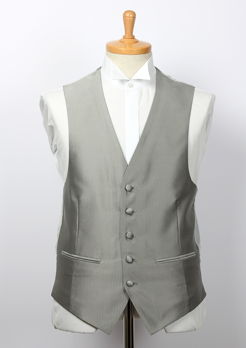 V-01 Formal Vest Light Gray Polyester[Formal Accessories] Yamamoto(EXCY)