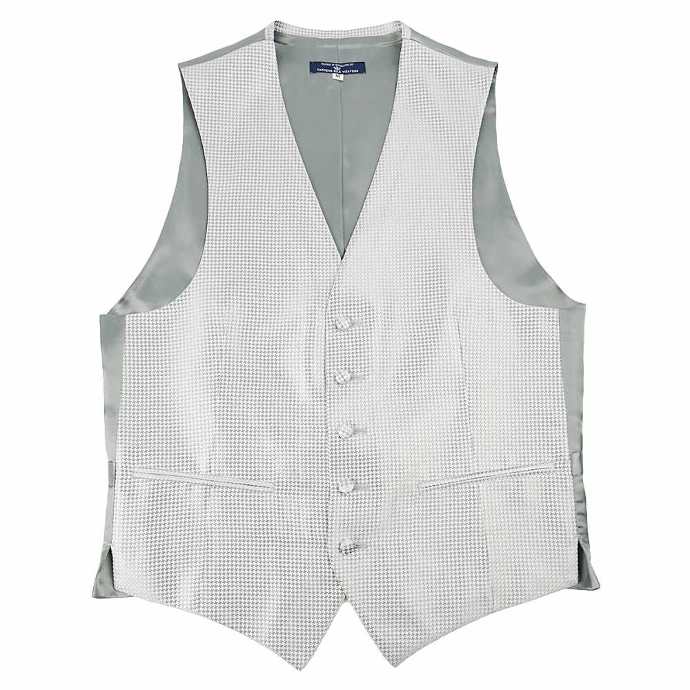 VANNERS-V-010 VANNERS Formal Vest Houndstooth Silver[Formal Accessories] Yamamoto(EXCY)