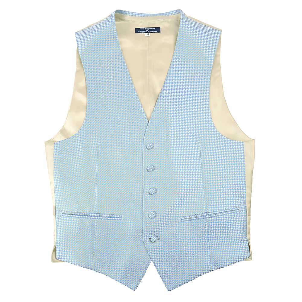 VANNERS-V-012 VANNERS Formal Vest Houndstooth Sky Blue[Formal Accessories] Yamamoto(EXCY)
