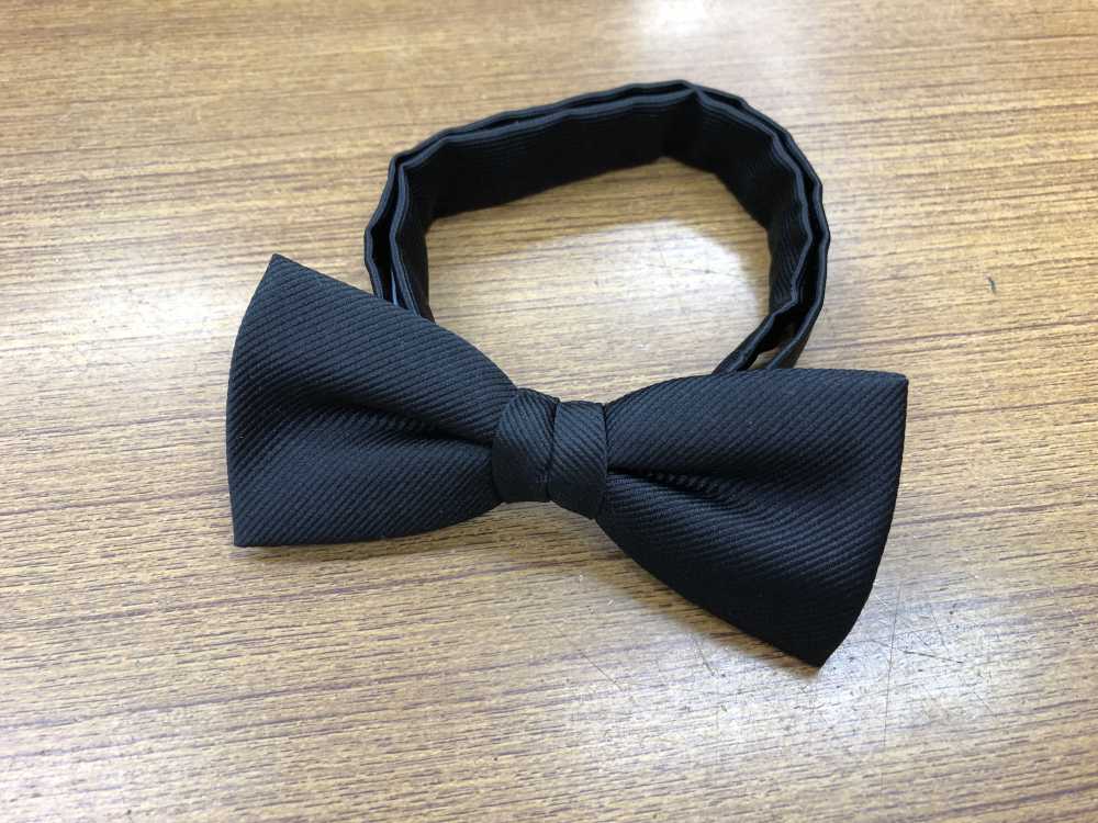 VBF-04 VANNERS Textile Used Bow Tie Black Twill[Formal Accessories] Yamamoto(EXCY)