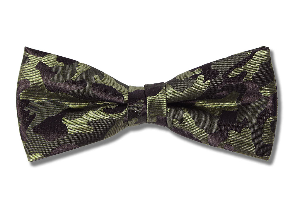 PBF-2 Pentagon Textile Used Camouflage Pattern Green Bow Tie[Formal Accessories] Yamamoto(EXCY)