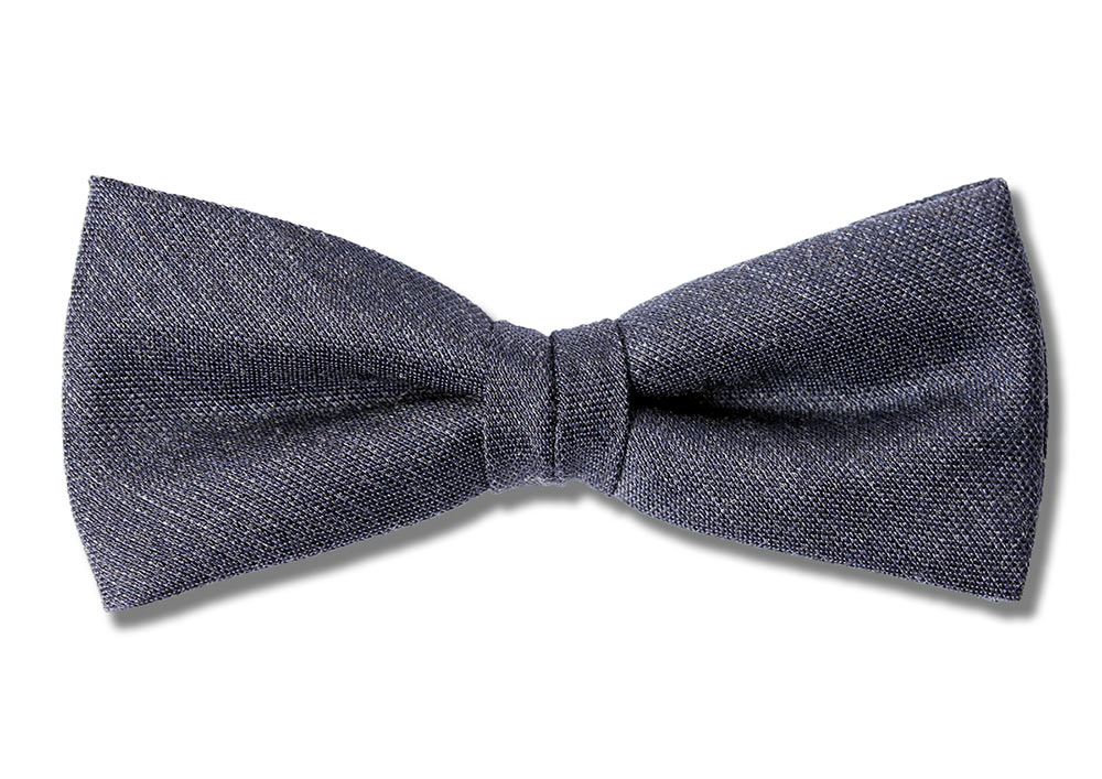 PBF-4 Navy Blue Bow Tie With Pentagono Textile[Formal Accessories] Yamamoto(EXCY)