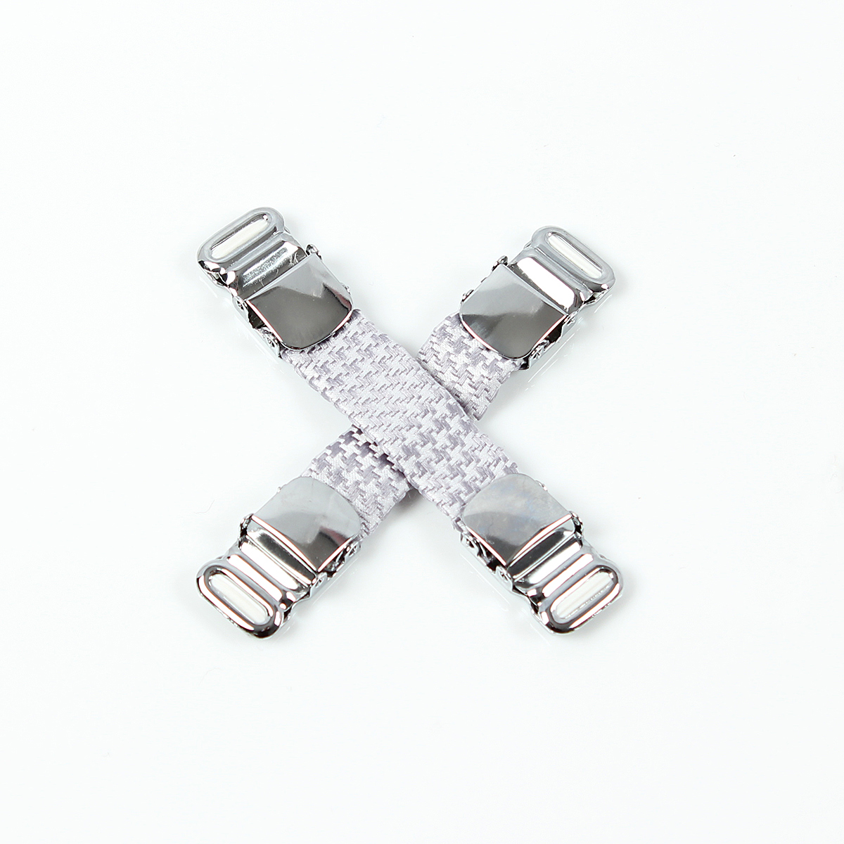 VAB-10 VANNERS Textile Shirt Garter Houndstooth Pattern Silver[Formal Accessories] Yamamoto(EXCY)