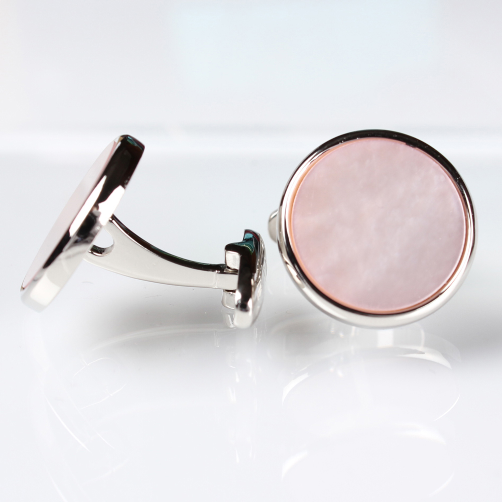 E-5-C Color Coating Shell Cufflinks Pink[Formal Accessories] Yamamoto(EXCY)