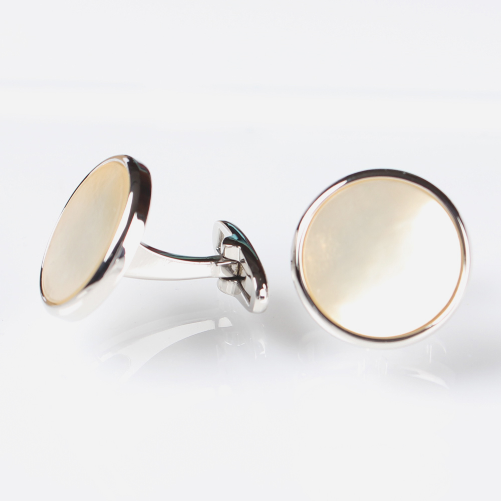 E-8 Color Coating Shell Cufflinks Champagne Gold[Formal Accessories] Yamamoto(EXCY)