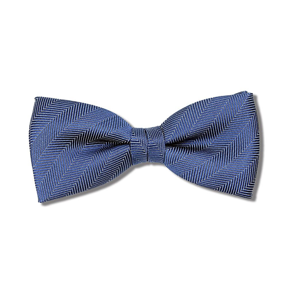 VBF-49 VANNERS Silk Bow Tie Herringbone Blue[Formal Accessories] Yamamoto(EXCY)