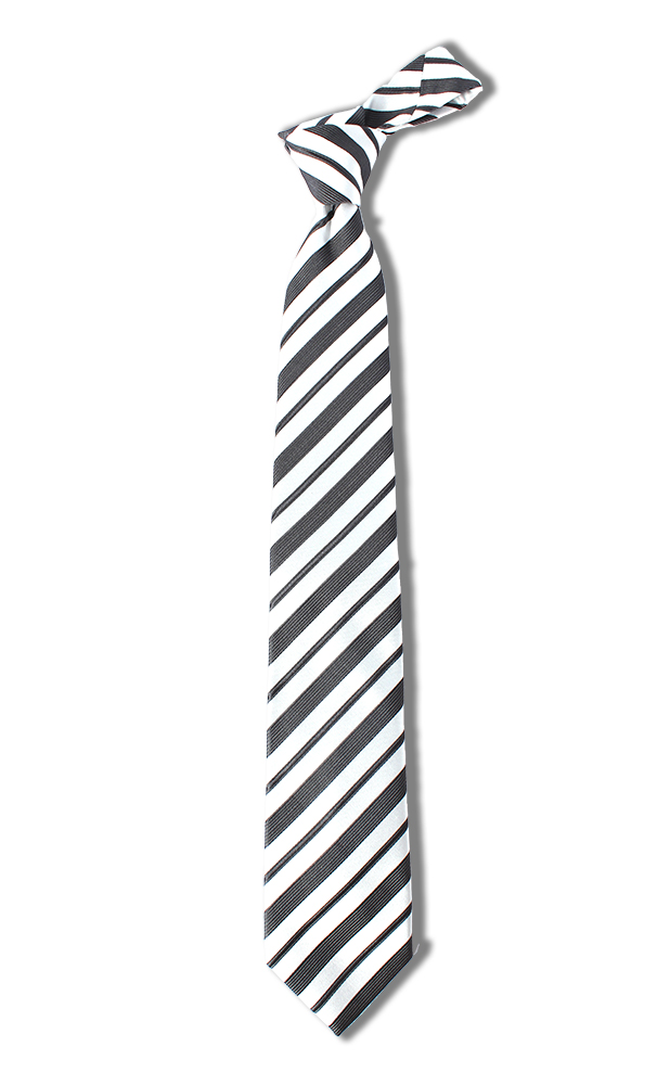HVN-53 VANNERS Silk Handmade Tie Striped White[Formal Accessories] Yamamoto(EXCY)