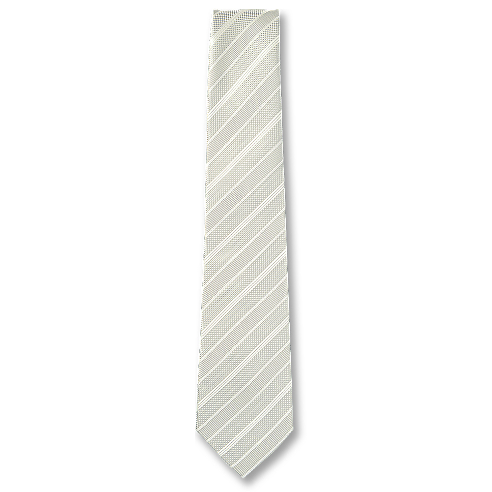 NE-943 Made In Japan Formal Tie Light Gray Stripe[Formal Accessories] Yamamoto(EXCY)