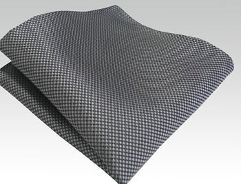 CF-02 Polyester Jacquard Pocket Pocket Square Gray[Formal Accessories] Yamamoto(EXCY)