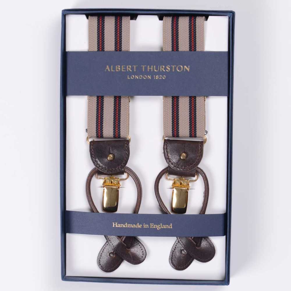 AT-2558 ALBERT THURSTON Suspenders Elastic 35mm[Formal Accessories] ALBERT THURSTON