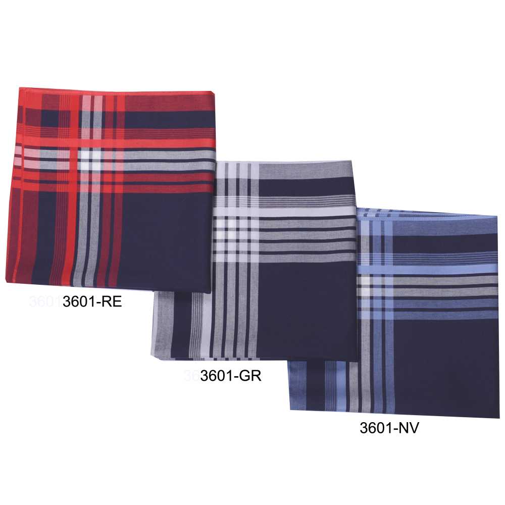 3601 GRAZIINA Handkerchief Checkered Pattern[Formal Accessories] GRAZIINA
