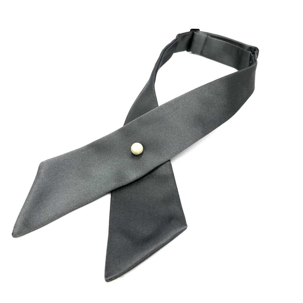 CT-508 Cross Tie Shawl Label Silk Gray[Formal Accessories] Yamamoto(EXCY)