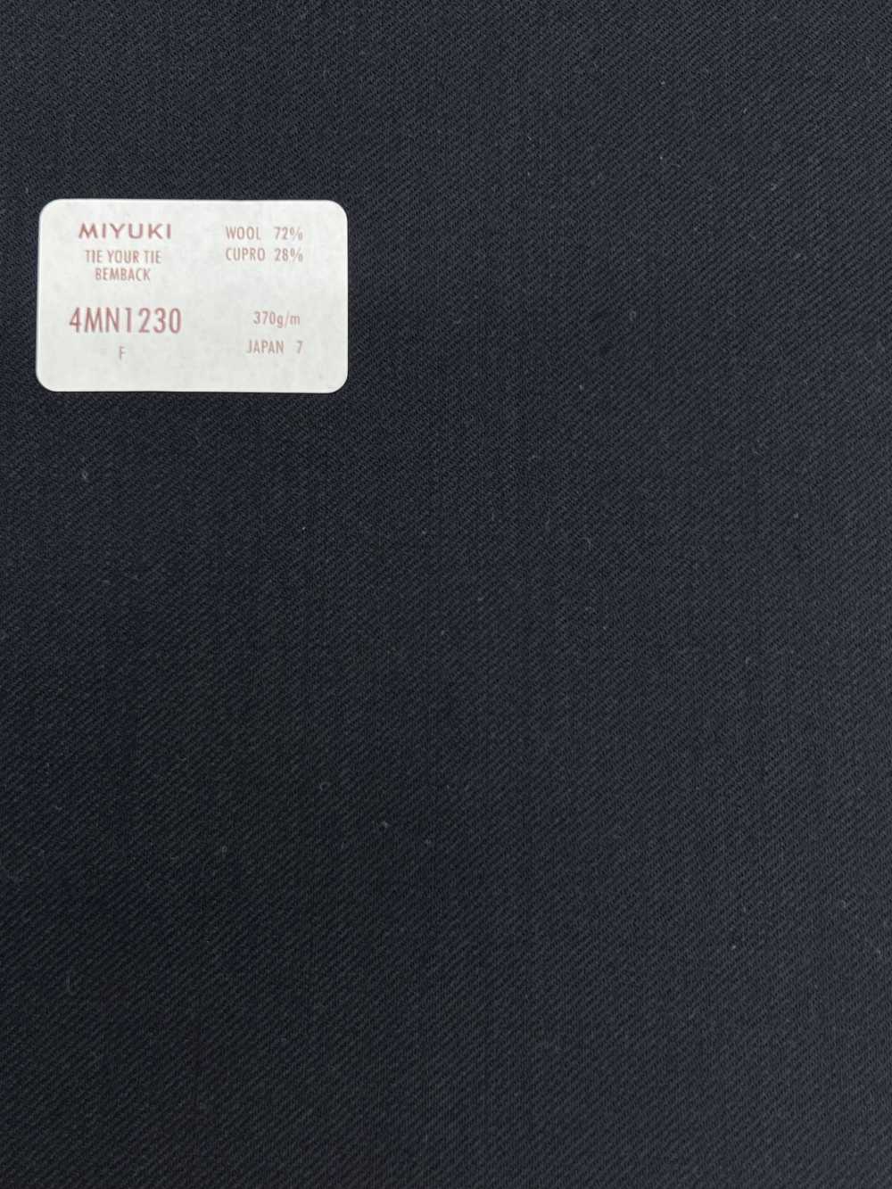 4MN1230 CREATIVE LINE TIE YOUR TIE BEMBACK Navy[Textile] Miyuki Keori (Miyuki)