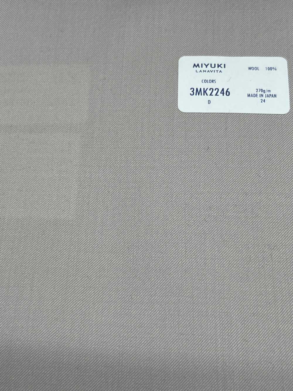 3MK2246 COLORS 100 Single Thread Wool Twill[Textile] Miyuki Keori (Miyuki)