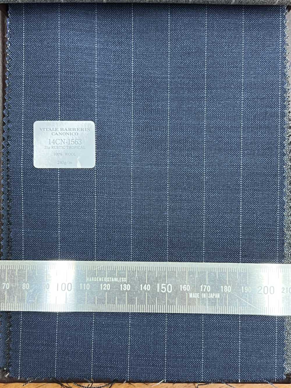 14CN1563 CANONICO 21μ RUSTIC TROPICAL Stripe Blue[Textile] CANONICO