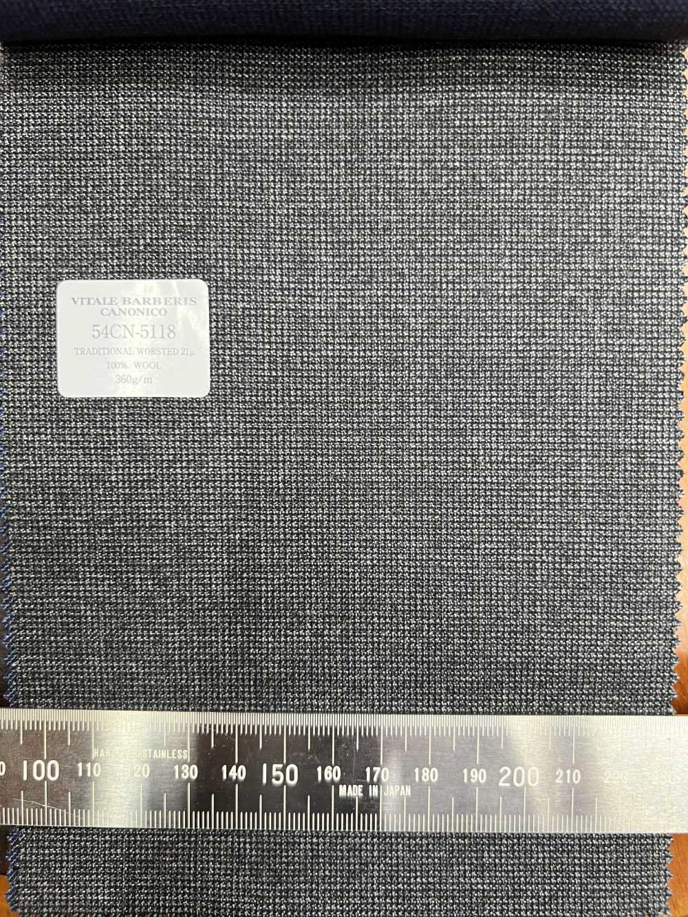 54CN5118 CANONICO RADITIONAL WORSTED 21μ Gray No Pattern[Textile] CANONICO