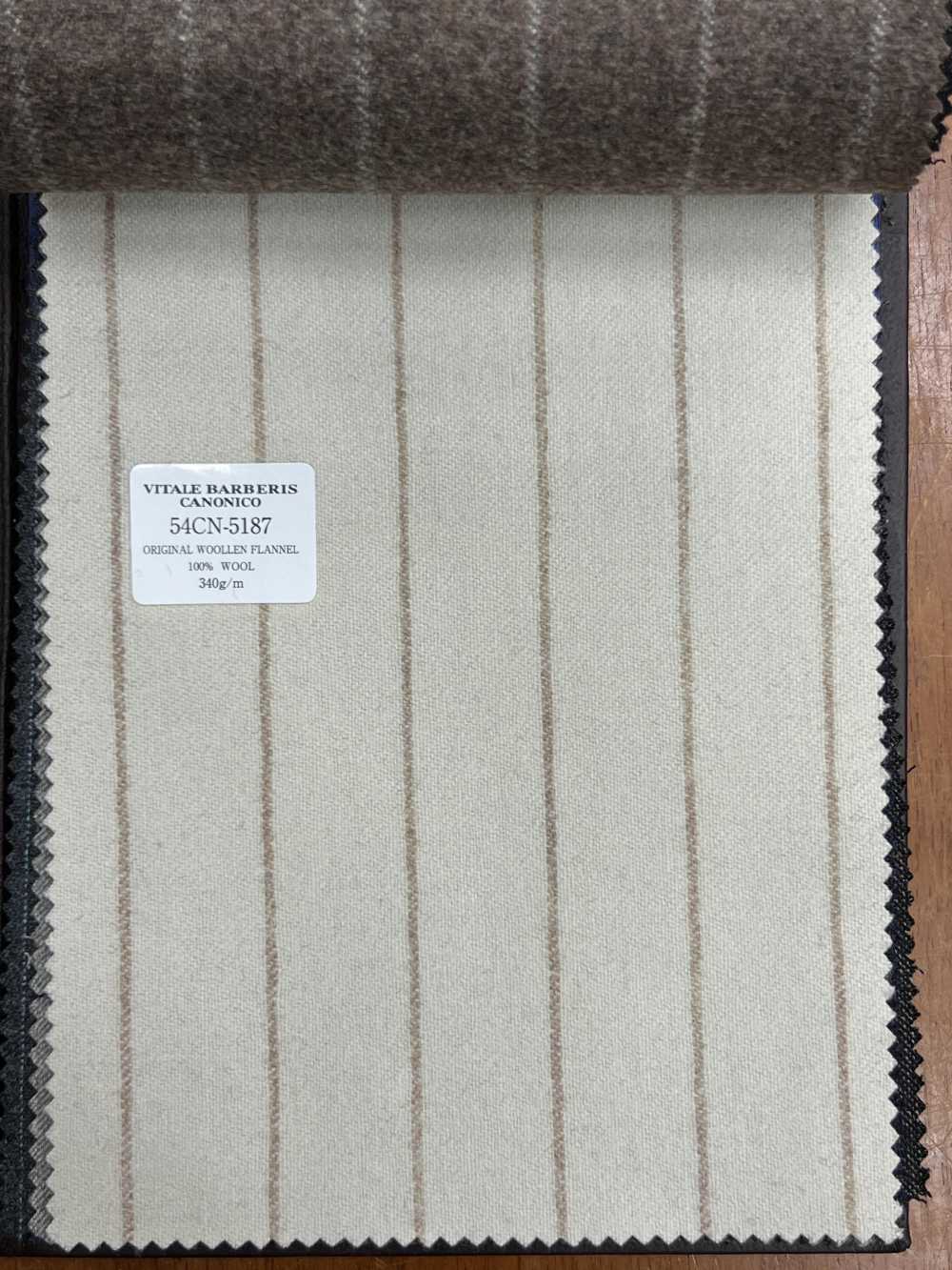 54CN5187 CANONICO ORIGINAL WOOLEN FLANNEL Beige[Textile] CANONICO