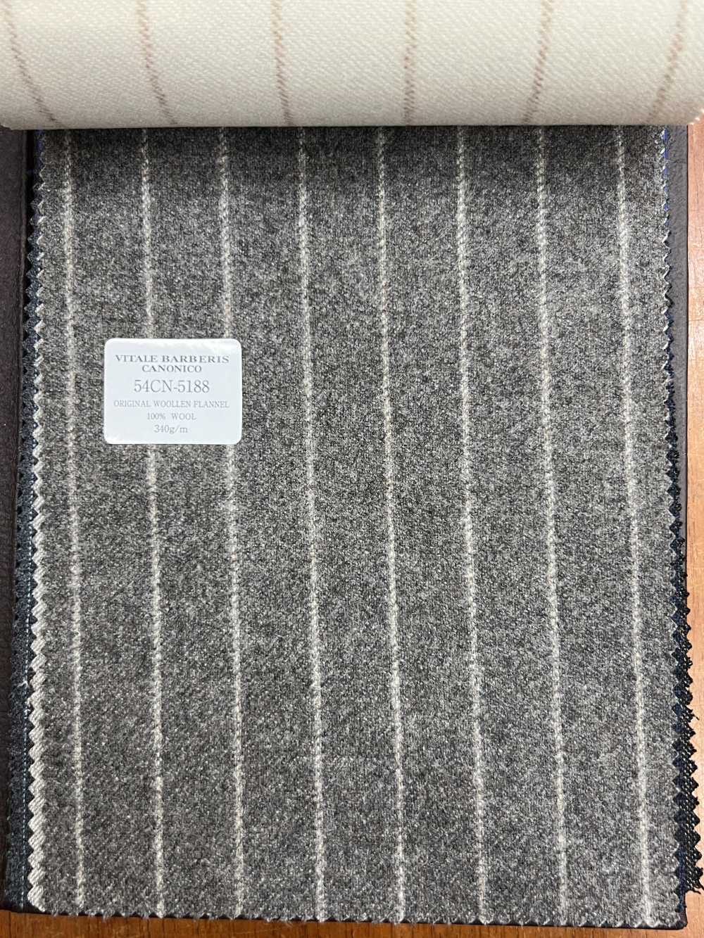 54CN5188 CANONICO ORIGINAL WOOLEN FLANNEL GREY[Textile] CANONICO