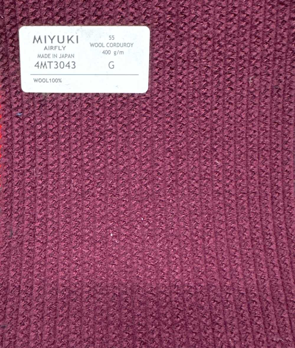 4MT3043 VARIETES WOOL CORDUROY Etc.[Textile] Miyuki Keori (Miyuki)