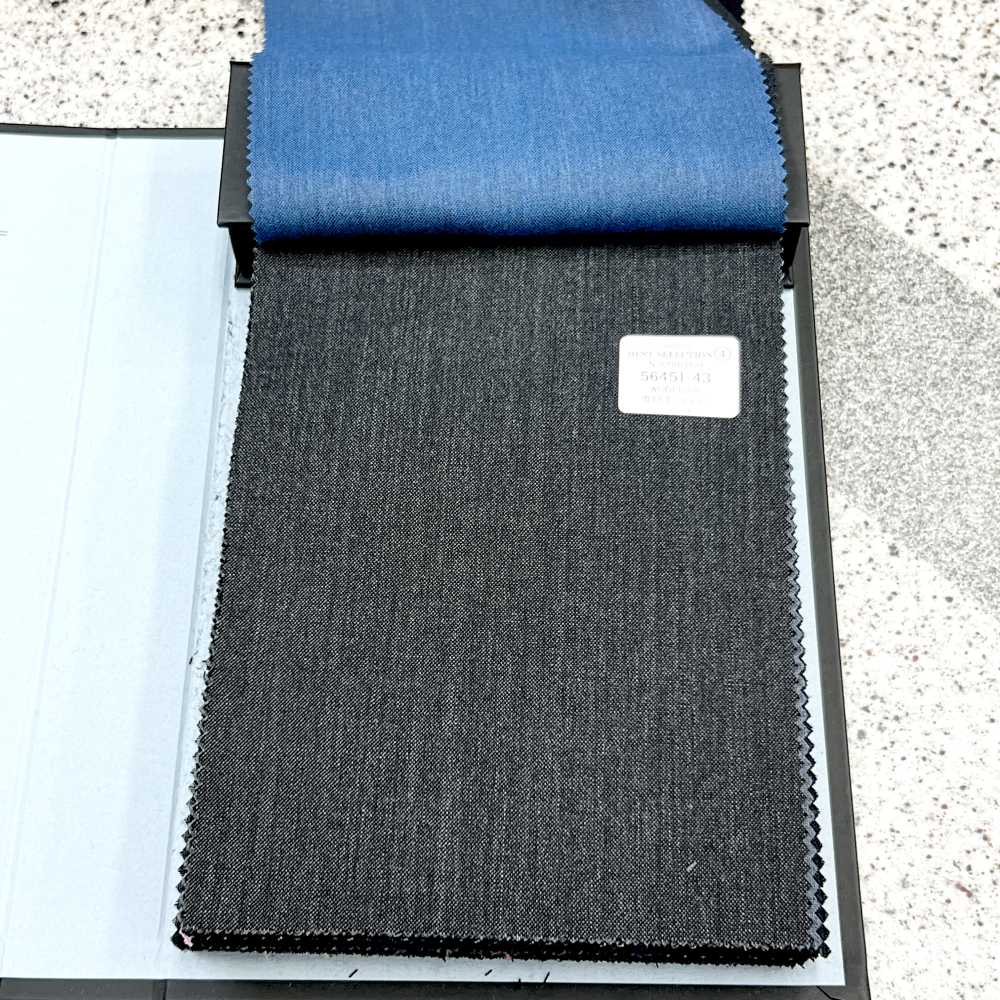 56451-43 25SS BEST SELECTION [N-STRETCH] N-Stretch No Pattern Gray Solid Color[Textile] Kunishima Co., Ltd.