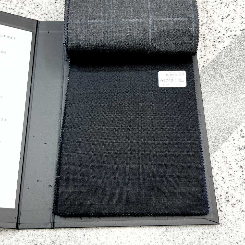 01743-13 25SSHERDREX [Classico] Classico Wool No Pattern Black[Textile] Kunishima Co., Ltd.