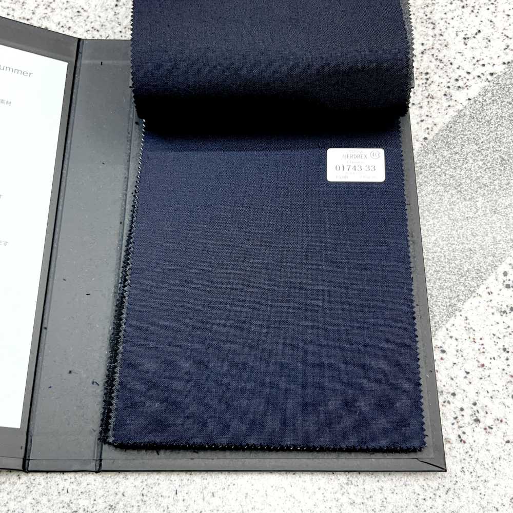 01743-33 25SSHERDREX [Classico] Classico Wool, Plain Navy No Pattern[Textile] Kunishima Co., Ltd.